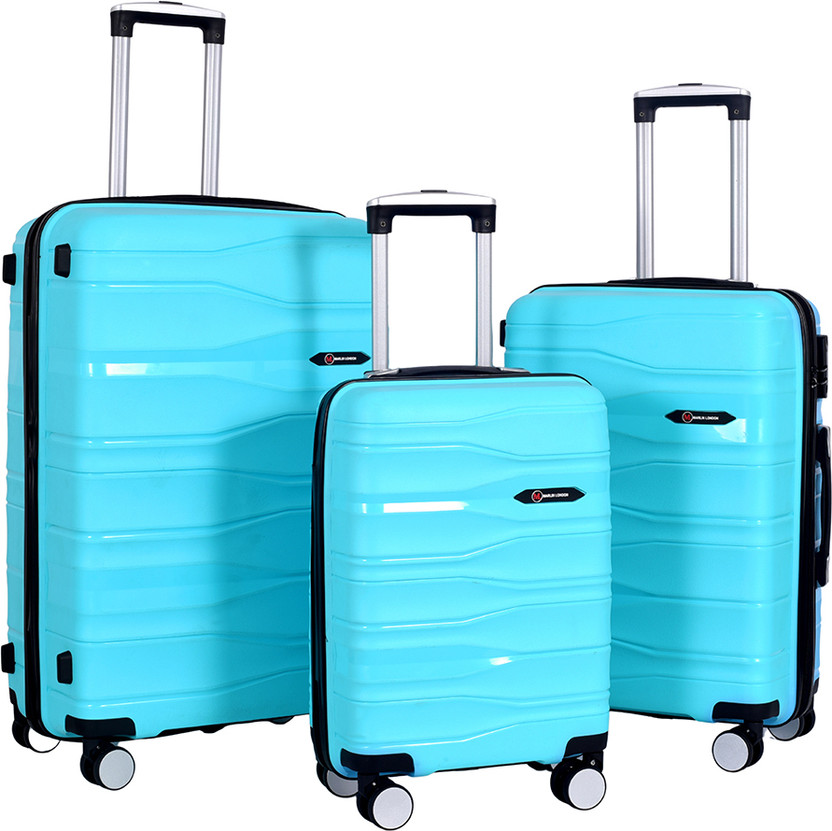 Marlin London UDAAN Light-Weight & Durable Polyproylene Hard Luggage Check-in Suitcase 8 Wheels - 28 inch