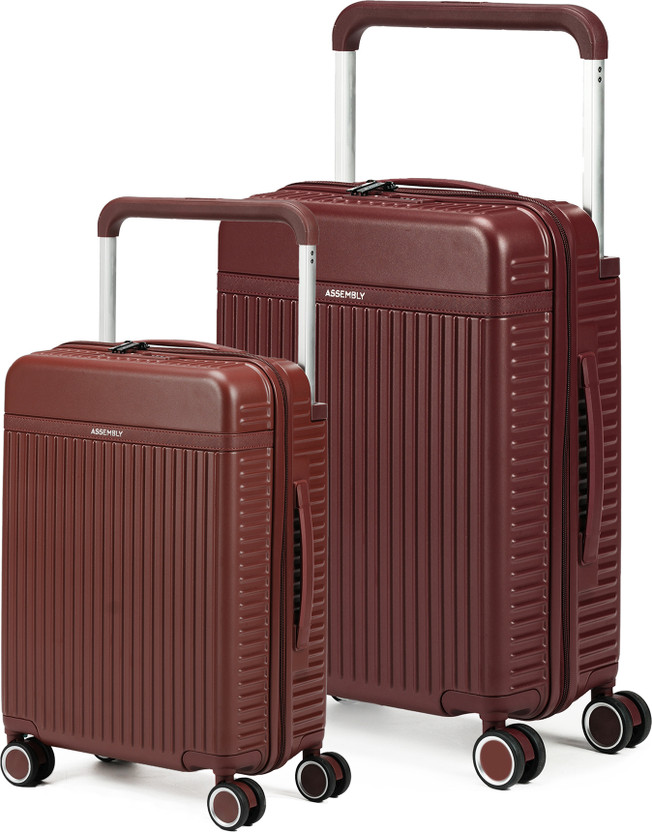 Assembly Assembly Wide Handle Cabin Trolley Bag (40L) and Large Check-in Suitcase (98L) Cabin & Check-in Set 8 Wheels - 28 inch - Flipkart Deal
