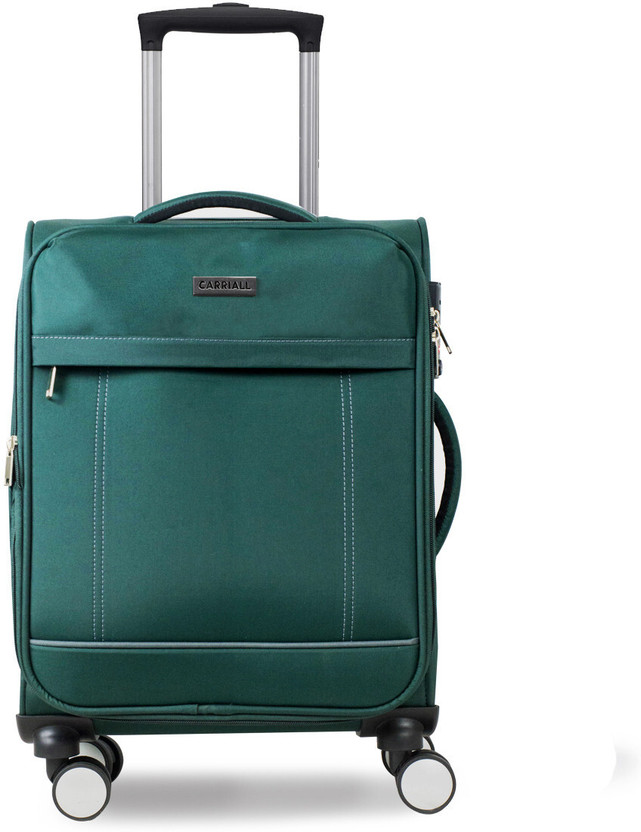 Carriall Carriall Eternal Green Cabin Luggage Expandable  Cabin Suitcase 8 Wheels - 20 inch - Flipkart Deal