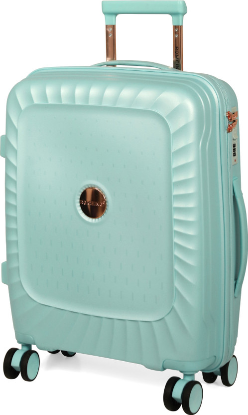 ROMEING ROMEING SICILY 20 inch, Polypropylene Luggage, Hard (Sky Blue 55 cms) Cabin Trolley Bag Cabin Suitcase 8 Wheels - 20 inch - Flipkart Deal