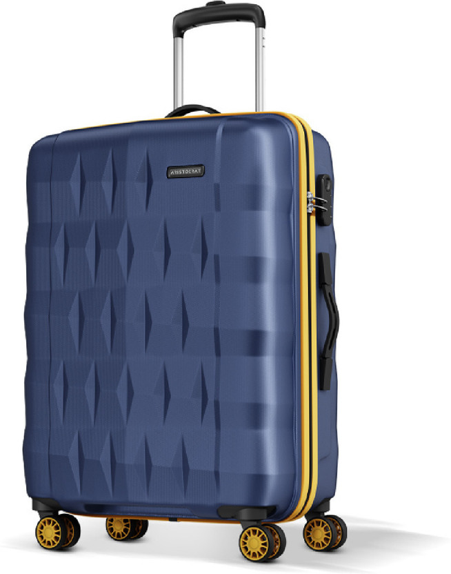 ARISTOCRAT Comet Trolley Bag 76cm, Large Hard Luggage, Check-in Suitcase 8 Wheels - 30 inch