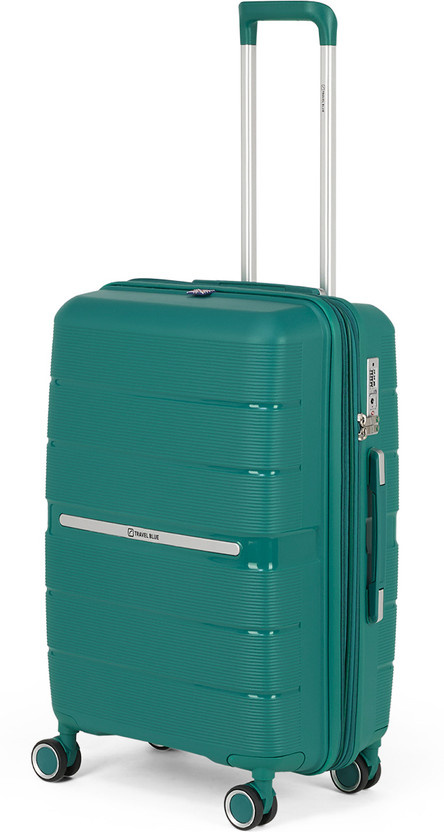 Travel Blue Titan Luggage 20 Expandable  Cabin Suitcase 8 Wheels - 24 inch