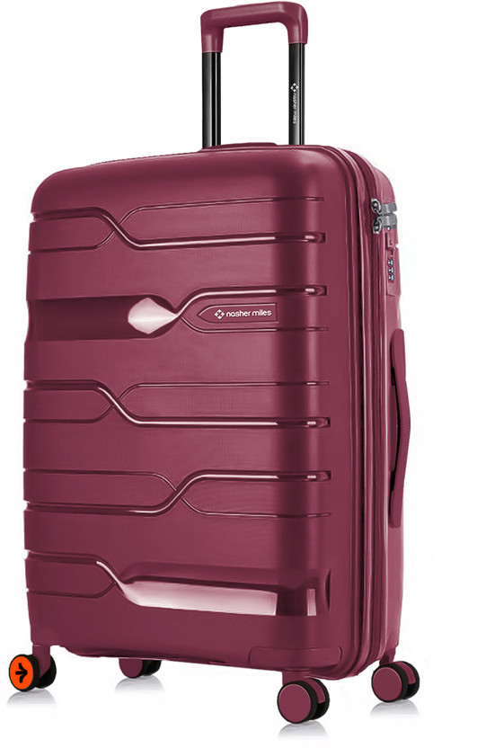 NASHER MILES Paris Polypropylene 28 inch Hard-Sided Spinner Trolley Bag for Travel & Business Check-in Suitcase 8 Wheels - 28 inch