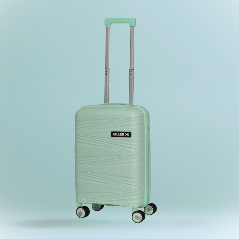 KILLER Hard Sided Spinners, Expandable Travel & Luggage Bags Trolley Bag Expandable  Cabin Suitcase 4 Wheels - 20 inch