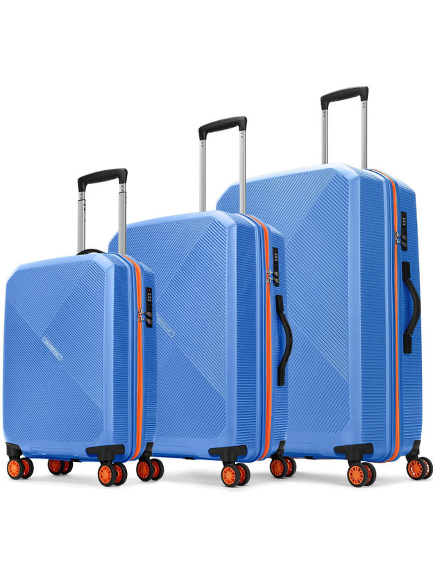 ARISTOCRAT ARISTOCRAT Apex Hard Side Polypropylene Luggage | Trolley Bag with Combination Lock Cabin & Check-in Set 8 Wheels - 31 Inch - Flipkart Deal