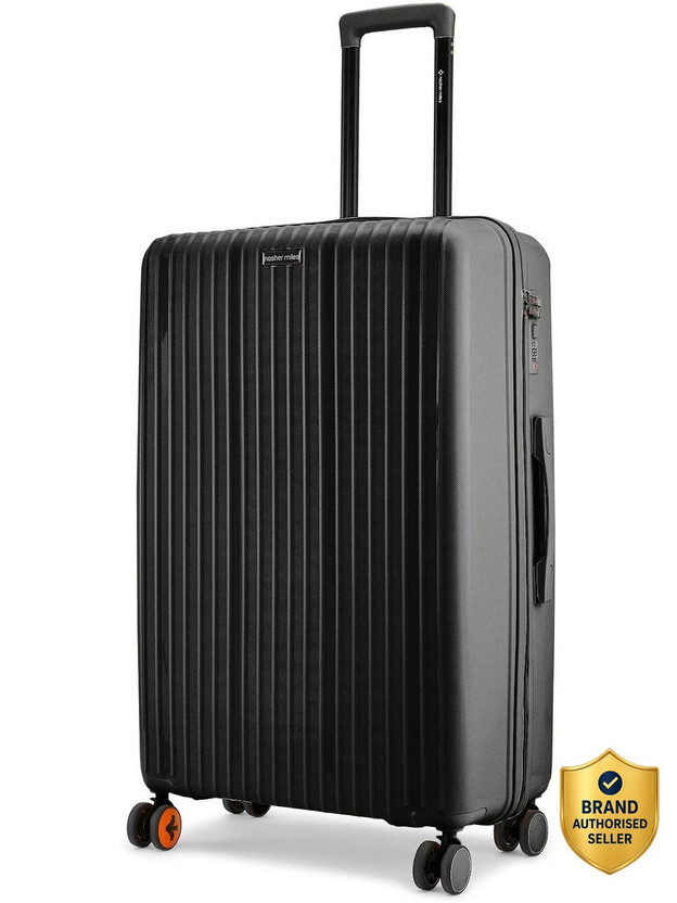 NASHER MILES Pondicherry Hardside Polypropylene Trolley Check-in Suitcase 8 Wheels - 28 inch