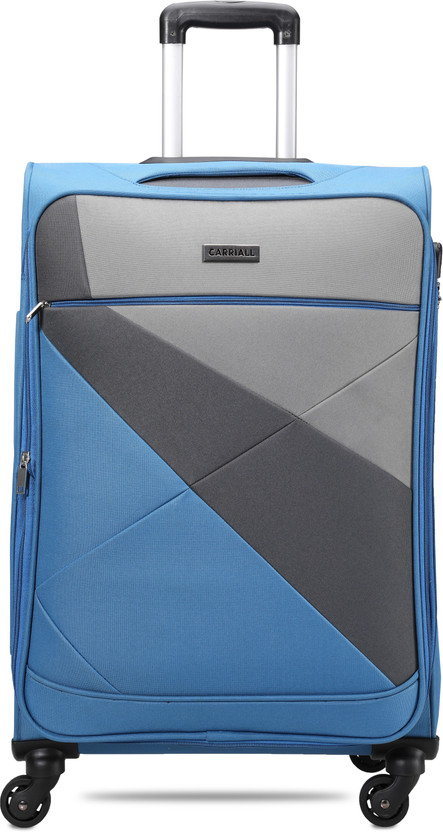 Carriall Vista Medium Size Blue Check-in Luggage Expandable  Check-in Suitcase 4 Wheels - 24 inch
