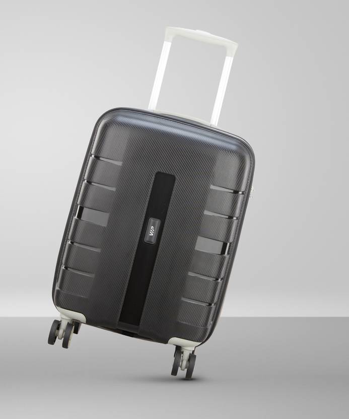 VIP VOYAGER-PRO STROLLY 55 360 JBK Cabin Suitcase - 22 Inch Jet Black ...