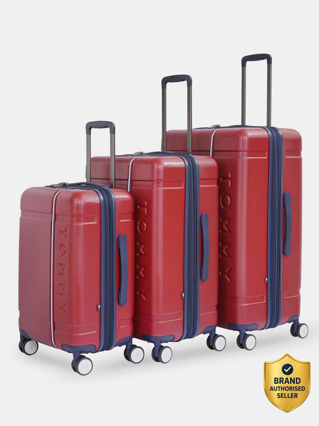 TOMMY TOMMY HILFIGER MILLENNIA X Expandable  Cabin & Check-in Set 8 Wheels - 28 inch - Flipkart Deal