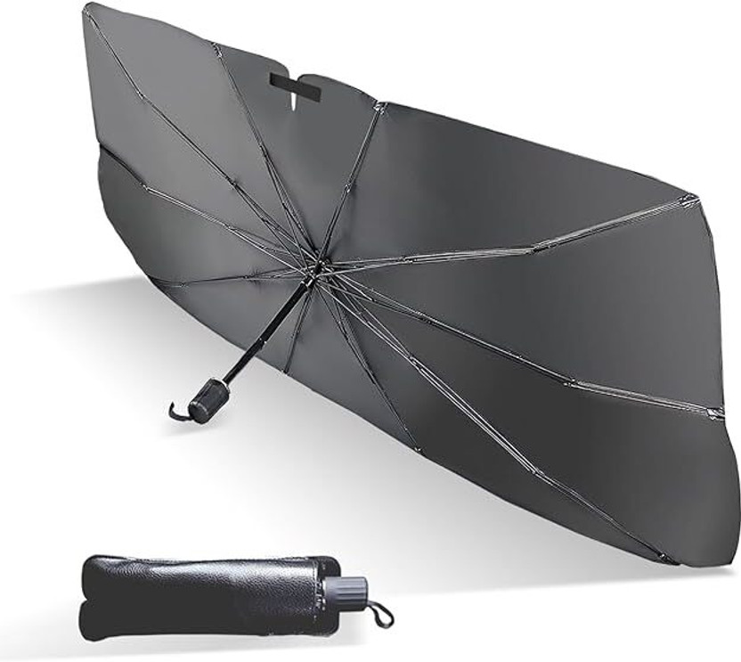 HRK Enterprise Windshield Sun Shade For Universal For Car Universal For Car(Multicolor)