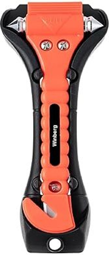 Winberg Car Safety Hammer, 2-in-1 Emergency Escape Tool with Window Car Safety Hammer