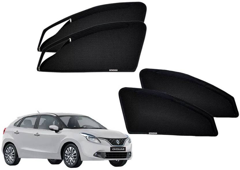 DENISIGA Rear Window, Side Window Sun Shade For Maruti Suzuki Baleno Price in India Buy