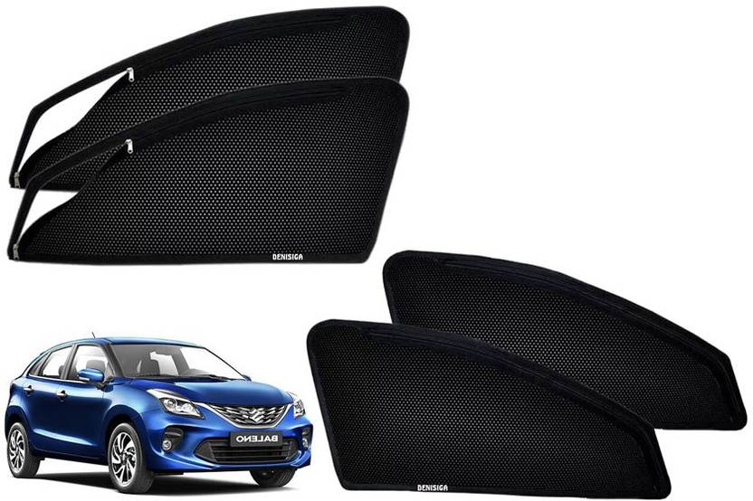 DENISIGA Rear Window, Side Window Sun Shade For Maruti Suzuki Baleno Price in India Buy