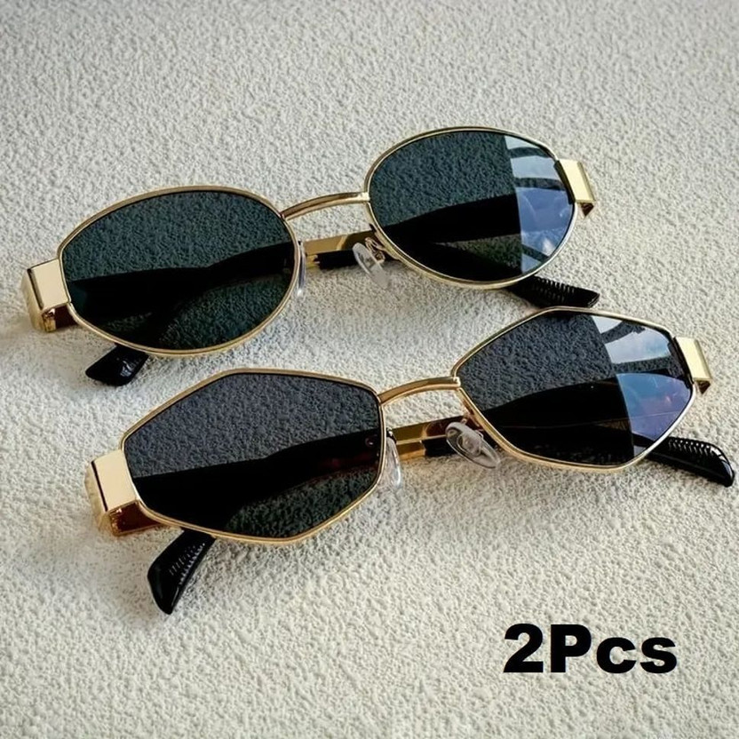 SEAFLY Spectacle , Cat-eye Sunglasses(For Girls, Black, Golden)