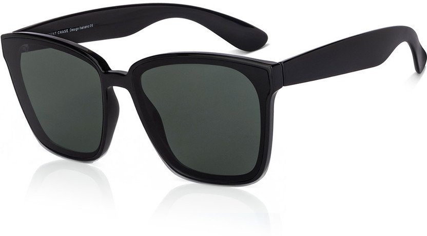 VINCENT CHASE by Lenskart Wayfarer Sunglasses(For Men, Green)