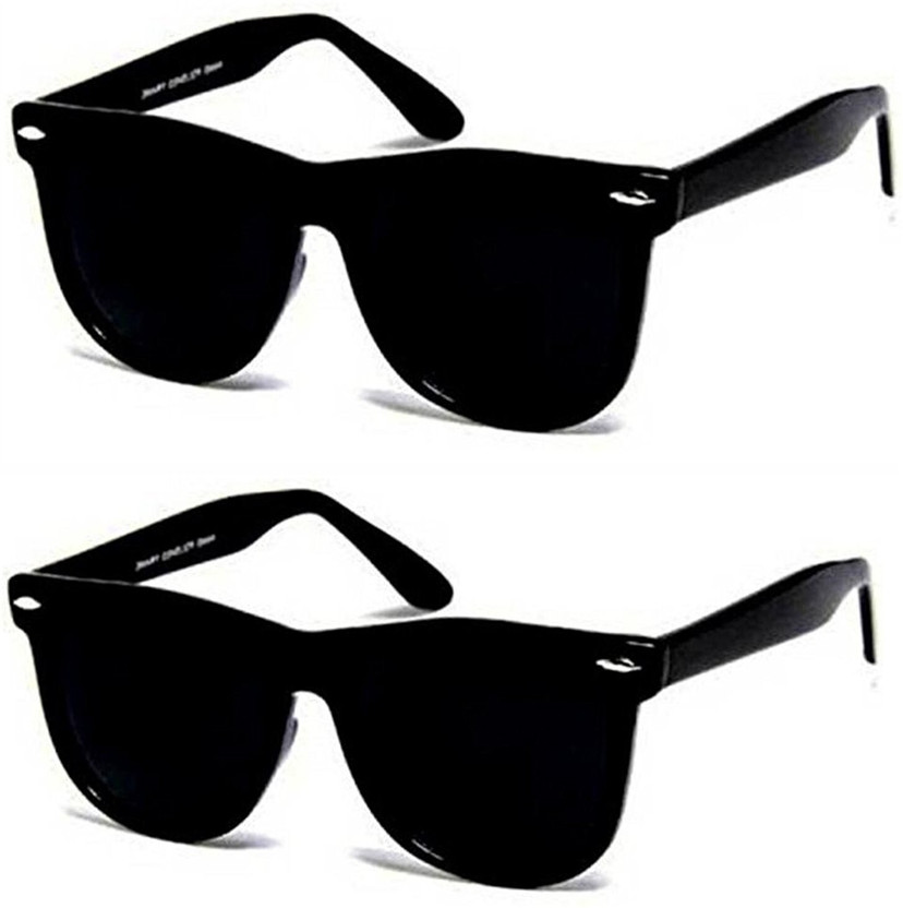 Dervin Wayfarer Sunglasses(For Men & Women, Black)