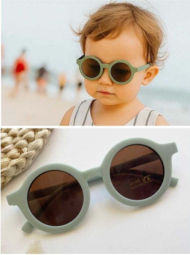 eyevy Round Sunglasses(For Boys & Girls, Brown)