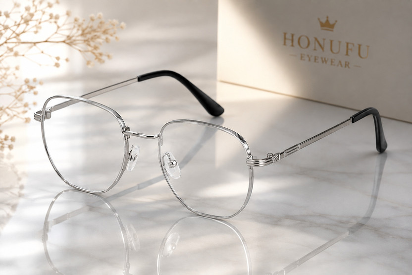 HONUFU EYEWEAR Octagonal Sunglasses(For Men & Women, Clear)