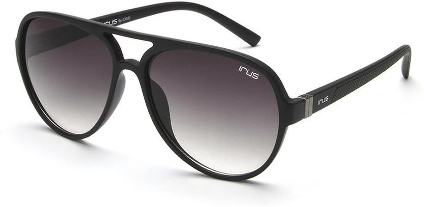 IRUS Aviator Sunglasses(For Men & Women, Grey)