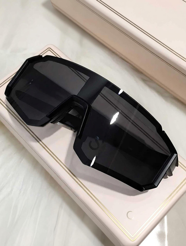 ruggine Sports Sunglasses(For Men & Women, Black)