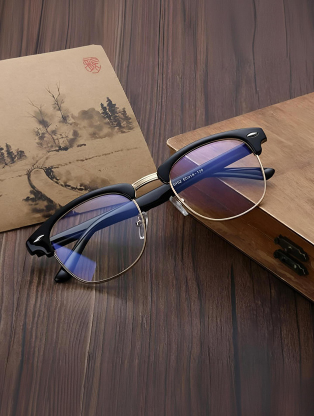 spectaswag Clubmaster Sunglasses(For Men & Women, Clear)