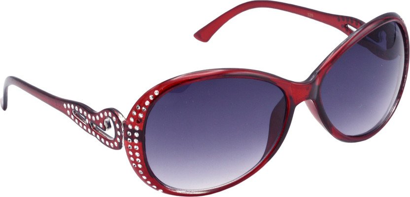 Hrinkar Oval Sunglasses(For Women, Grey, Clear)