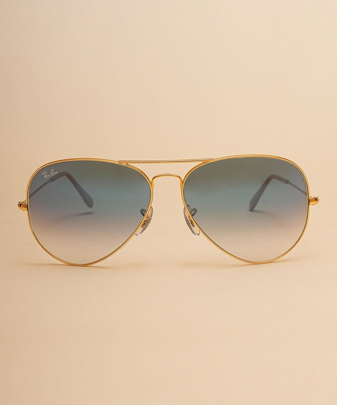 Ray-Ban Ray-Ban Aviator Sunglasses(For Men, Blue) - Flipkart Deal