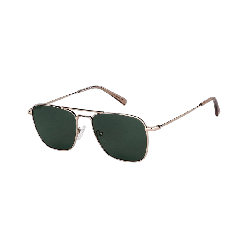 VINCENT CHASE by Lenskart Retro Square Sunglasses(For Men & Women, Green)