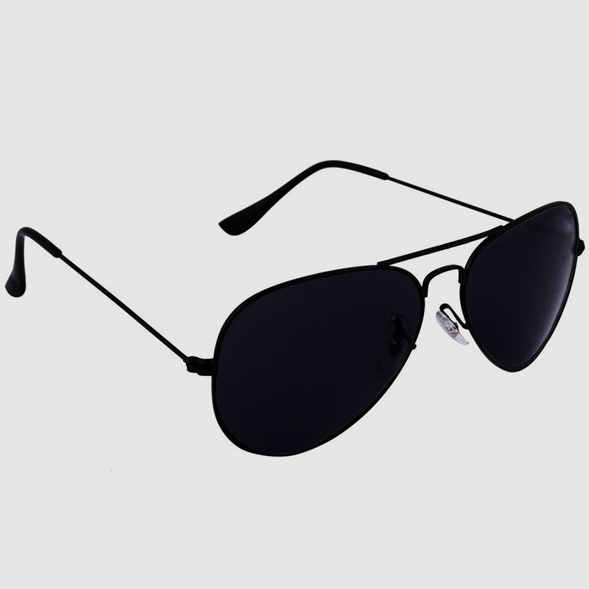 Zienz Aviator Sunglasses(For Men & Women, Black)
