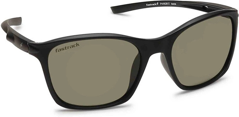 Fastrack Retro Square Sunglasses(For Men, Green)