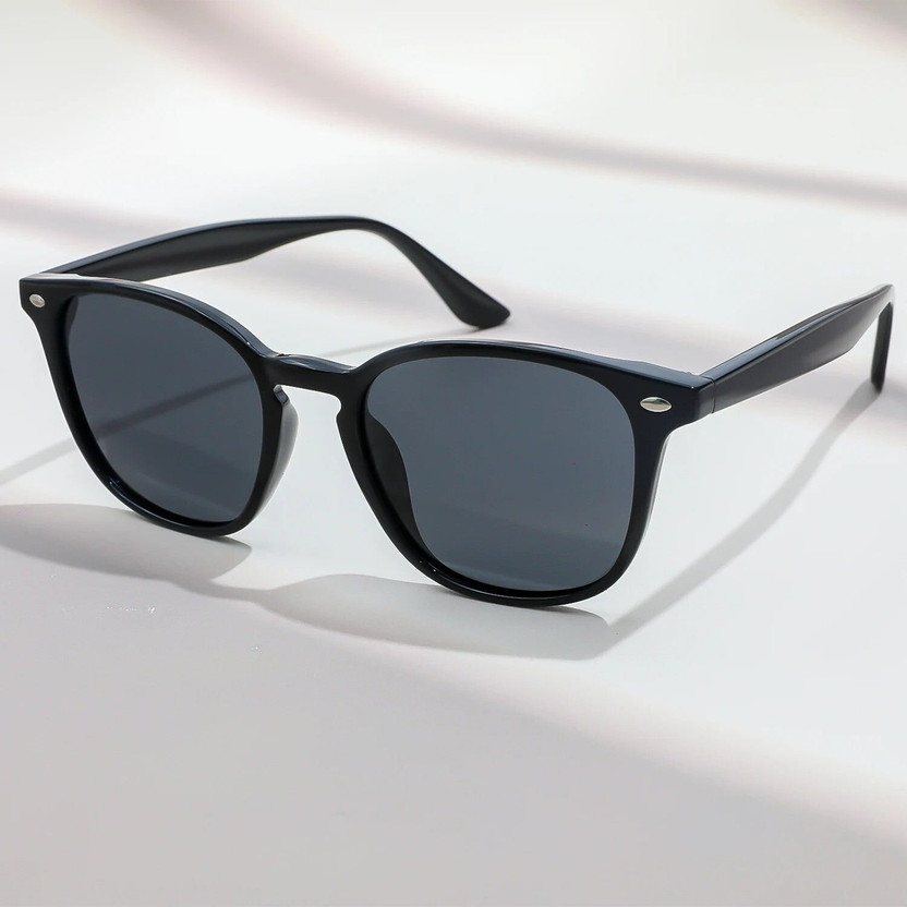 Elven Wayfarer Sunglasses(For Boys & Girls, Black)