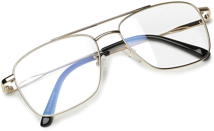 Leo Eye Wear Full Rim Square Frame(55 mm)