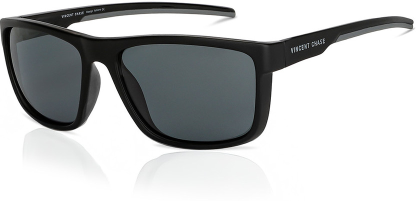 VINCENT VINCENT CHASE by Lenskart Sports Sunglasses(For Men & Women, Grey) - Flipkart Deal