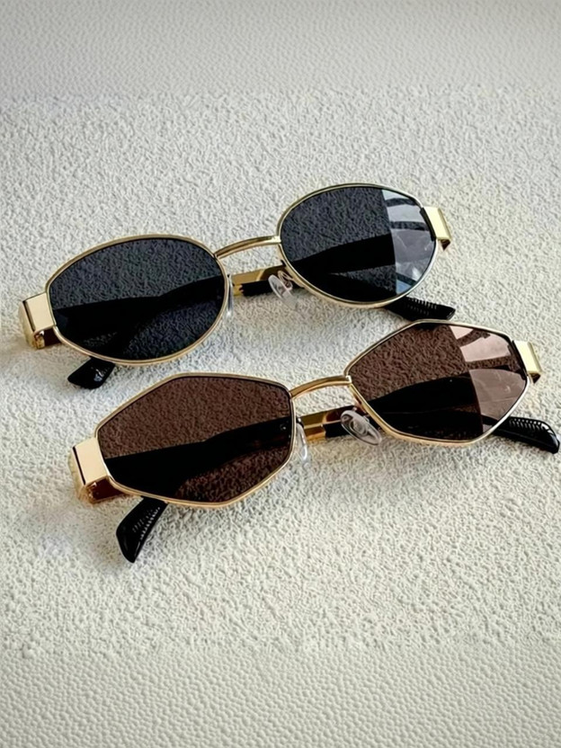 VERICAN VERICAN Octagonal, Oval Sunglasses(For Women, Brown, Black) - Flipkart Deal
