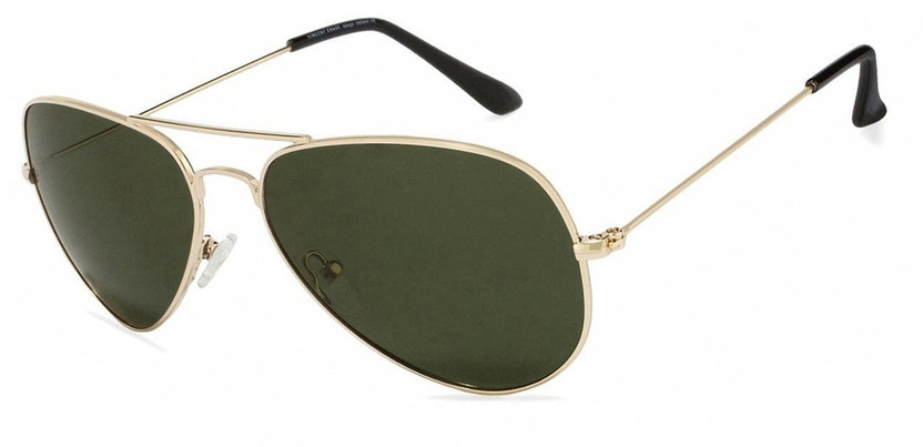 VINCENT CHASE by Lenskart Aviator Sunglasses(For Men & Women, Green)