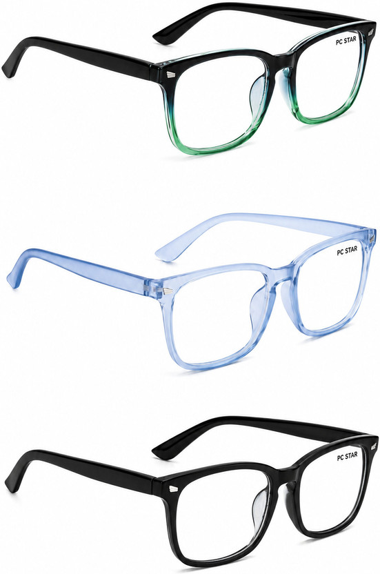 PC STAR Spectacle  Sunglasses(For Men & Women, Clear)