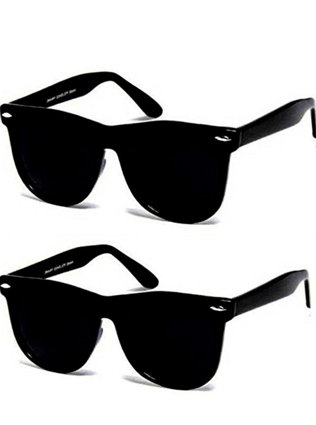 Dervin Wayfarer Sunglasses(For Men & Women, Black)