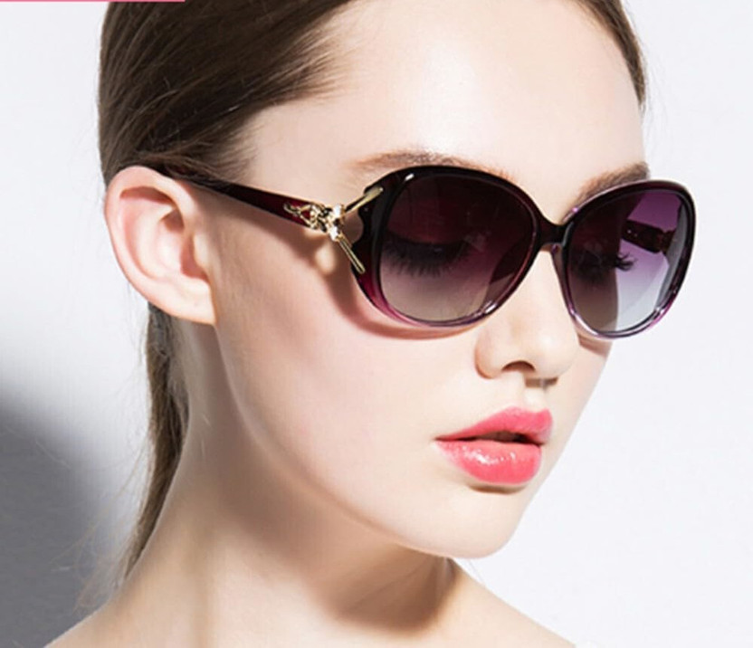 Dressberry Shield, Butterfly Sunglasses(For Women, Multicolor)