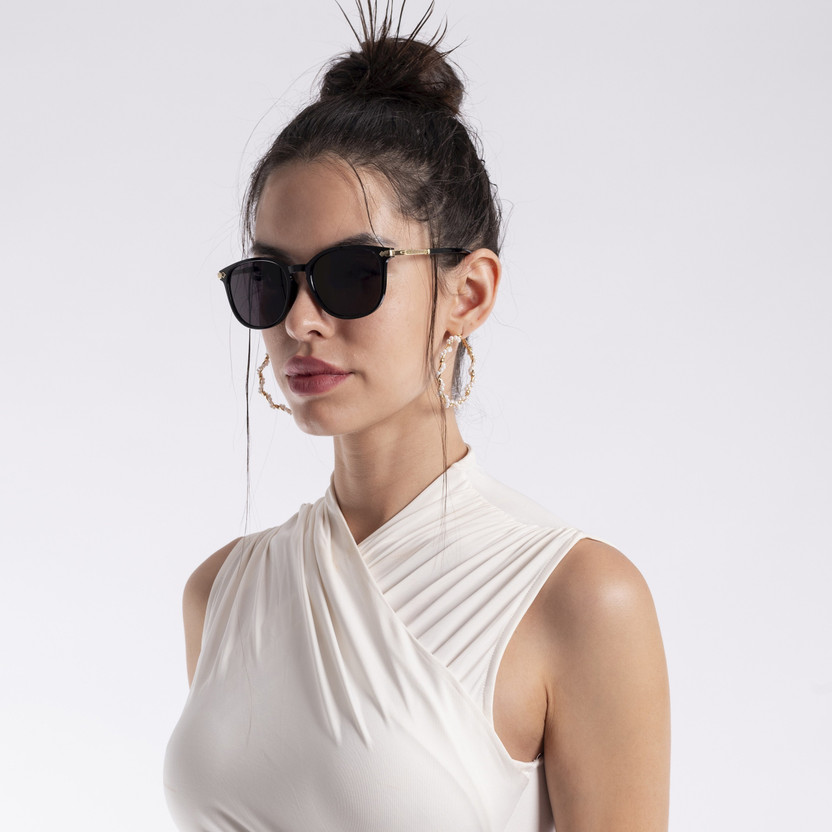 VOYAGE Wayfarer Sunglasses(For Women, Black)