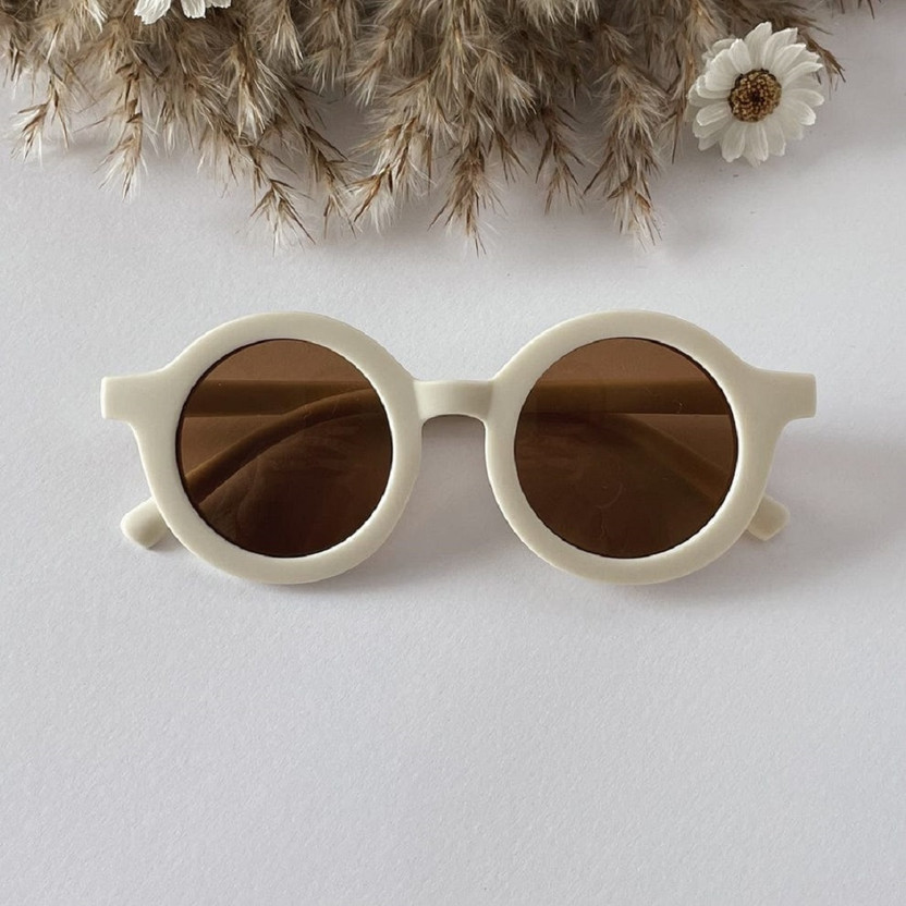 eyevy Round Sunglasses(For Boys & Girls, Brown)
