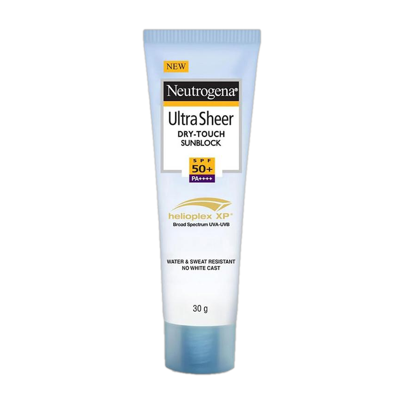 NEUTROGENA Sunscreen - SPF 50+ PA++++ Ultra Sheer Dry-Touch Sunblock| Water & Sweat resistant| No white cast(30 g)