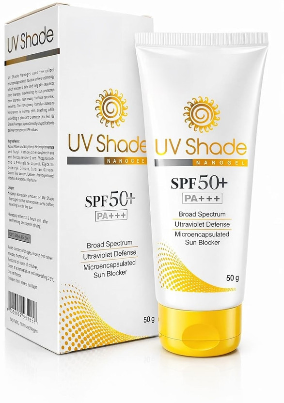 UV SHADE Sunscreen - SPF SPF 50+ PA+++ Nano Gel SPF 50+ PA+++(50 g)