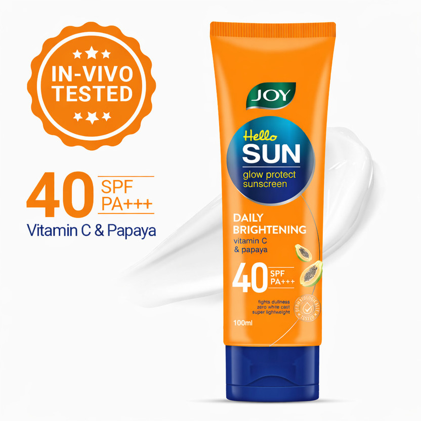 Joy Joy Sunscreen - SPF SPF 40 PA+++ Extreme Protection Sunscreen for All Skin Types(100 ml) - Flipkart Deal
