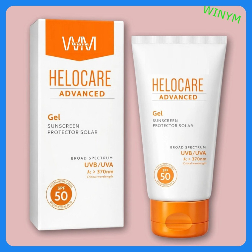 Winym Sunscreen - SPF 50 PA+++ NEW Helocare Advanced SPF 50 PA+++ Sun Care Glow Cream(60 g)