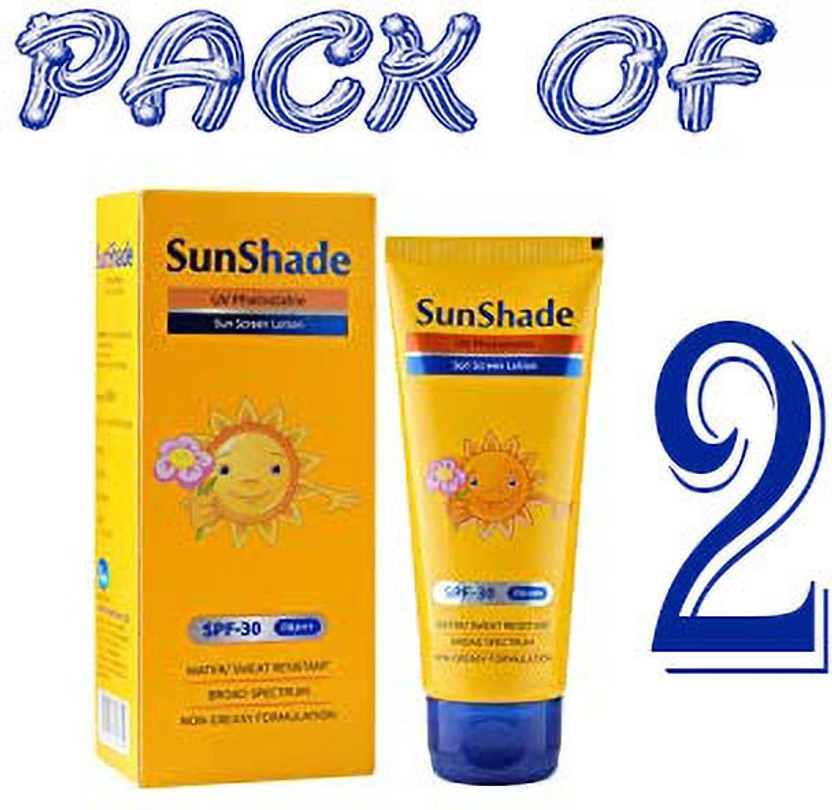 SunShade Sunscreen - SPF 50 PA+++ SUNSCREEN FOR SKIN CARE FROM SUN PACK OF 2(140 g)