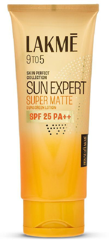 Lakmé Sunscreen - SPF 25 PA++ Sun Expert Super Matte Lotion Sunscreen(50 ml)