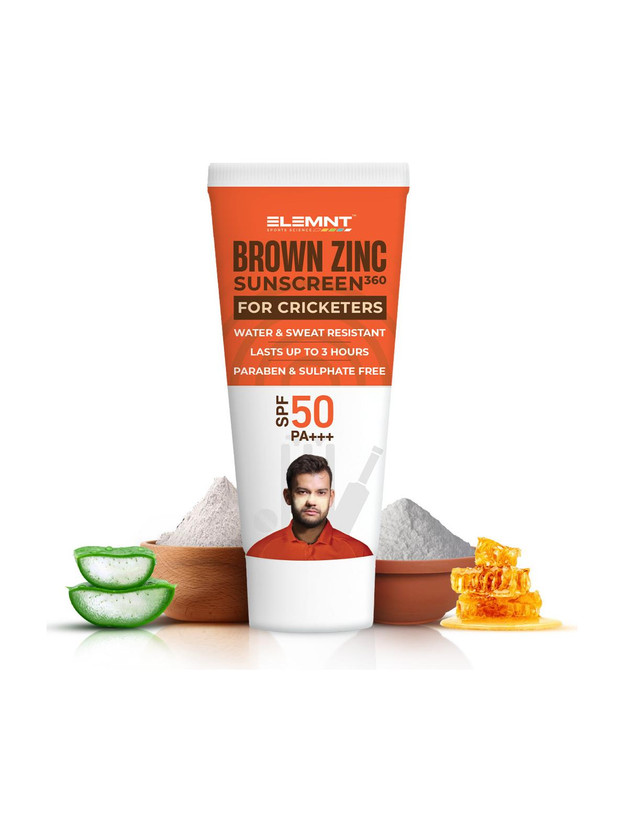 Elemnt Elemnt Sports Science Sunscreen - SPF 50 PA+++ Brown Zinc Sunscreen 360 - Zinc Oxide Sunscreen(50 g) - Flipkart Deal