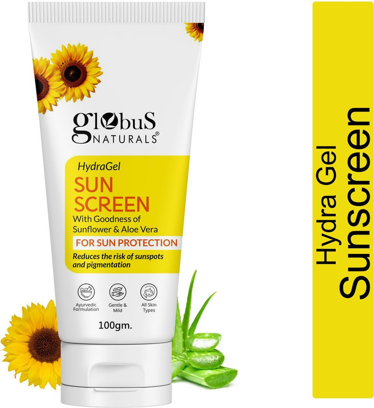 Globus Naturals Sunscreen Hydra Gel For Sun Protection All Skin Types(100 g)