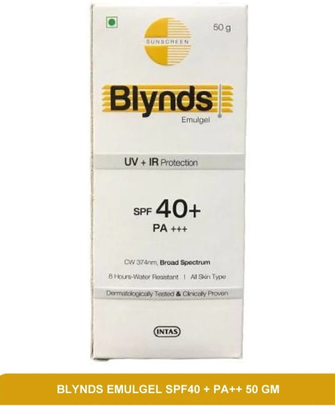 Blynds Sunscreen - SPF 50 PA+++ Emulgel 40+ & PA+++ Sunscreen Gel 50g(50 g)