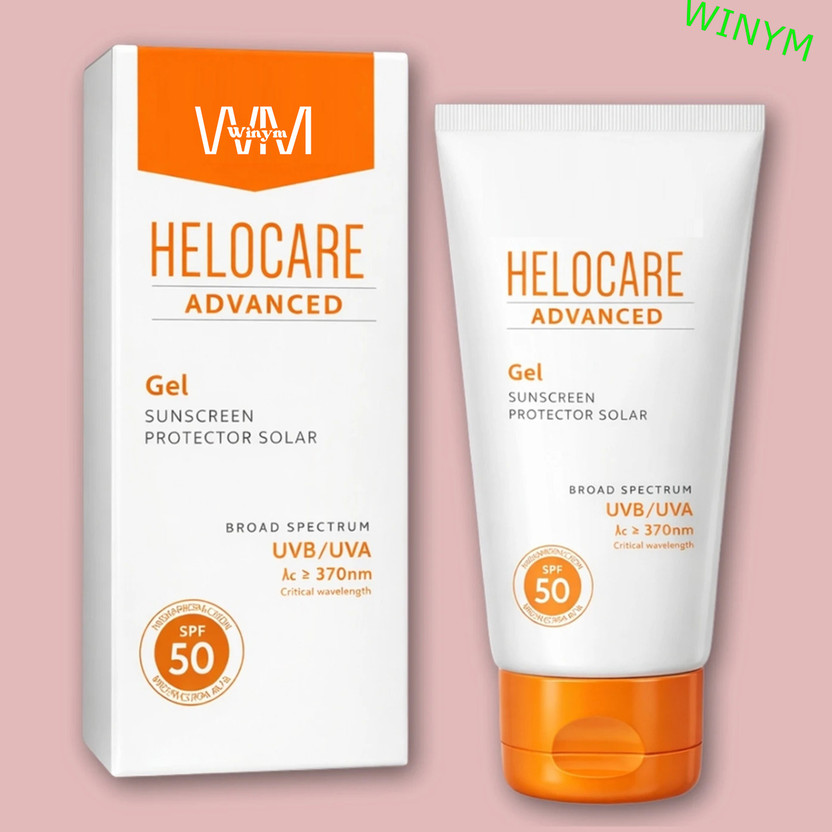 Winym Sunscreen - SPF 50 PA+++ Helocare Advanced SPF 50 PA+++ Sun Care Glow Cream(60 g)